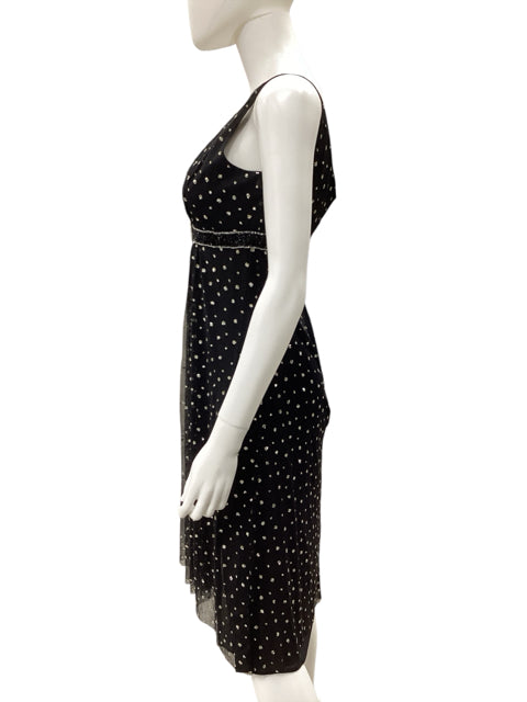 BERGDORF GOODMAN Size 8 black & Silver Dress – Renee's Resale Clothing Outlet