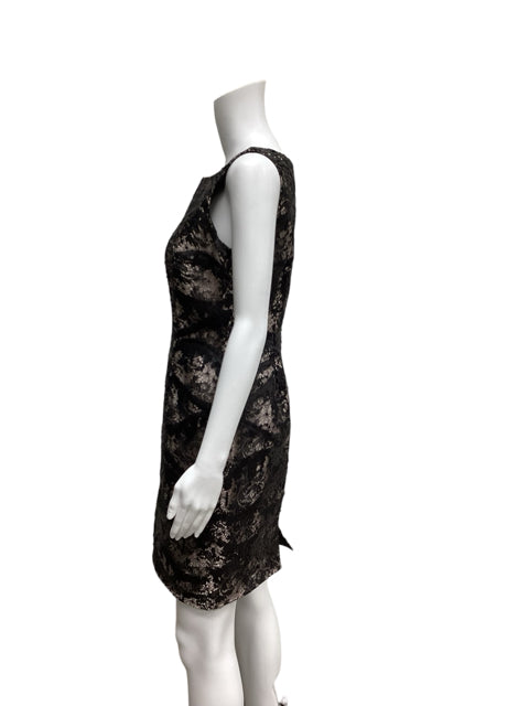 carmen marc valvo Size 6 Black & Beige Dress Renee's Resale Clothing Outlet carmen marc valvo Size 6 Black & Beige Dress Renee's Resale Clothing Outlet