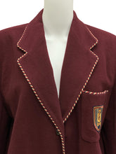 Load image into Gallery viewer, DKNY Size 14 maroon Blazers