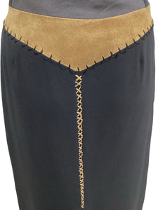 Alberto Makali Size 8 Brown Skirt