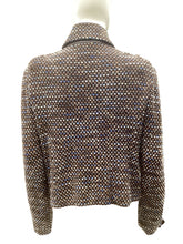 Load image into Gallery viewer, St John Size 12 Brown Print Blazers