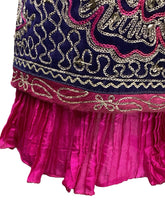 Load image into Gallery viewer, Size 6 Blue &amp; Pink Skirt