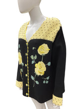 Load image into Gallery viewer, Storybook Knits Size 2x Black &amp; Yellow Sweater