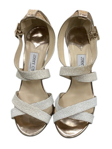JIMMY CHOO Size 9 Gold Shoes