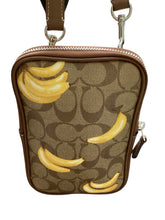 Load image into Gallery viewer, Coach Brown &amp; Yellow Wallet