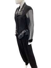 Load image into Gallery viewer, CACHE Size 12 Black Jumpsuit
