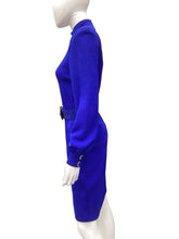 Load image into Gallery viewer, St John Size Small Blue Dress