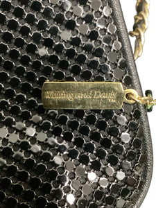 whiting & davis Black & Gold Purse