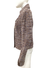 Load image into Gallery viewer, St John Size 12 Brown Print Blazers