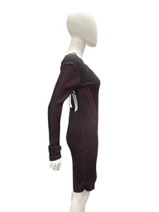 roberto cavalli Size M/L Black & Wine Dress