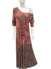 Load image into Gallery viewer, soft surroundings Size Medium Red &amp; Black Dress