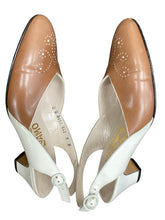 Load image into Gallery viewer, Ferragamo Size 6 Brown &amp; white Shoes
