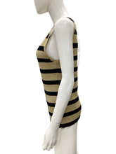 Load image into Gallery viewer, Ralph Lauren Size Large Black &amp; Gold Top