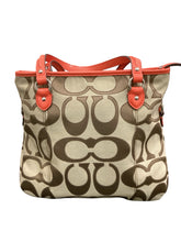 Load image into Gallery viewer, Coach Brown &amp; Orange Purse