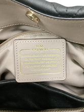 Load image into Gallery viewer, Coach Black &amp; Beige Purse