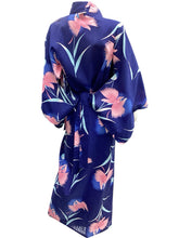 Load image into Gallery viewer, Marnky-Vintage Size one size Blue/Floral KIMONO