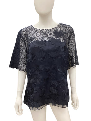 escada Size Large Navy Top