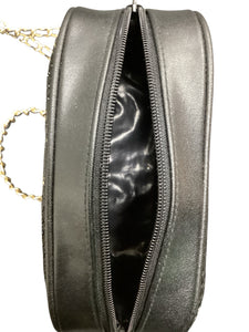 whiting & davis Black & Gold Purse