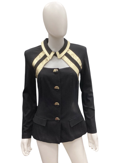 capacity inlimited Size xs Black & Gold Blazers