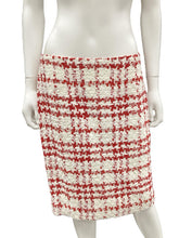Load image into Gallery viewer, escada Size 12 Red &amp; White 2 piece
