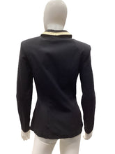 Load image into Gallery viewer, capacity inlimited Size xs Black &amp; Gold Blazers