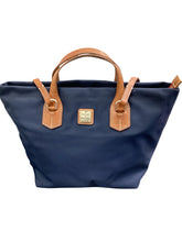 Load image into Gallery viewer, dooney &amp; bourke blue &amp; brown Purse