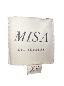 MISA Los Angeles Size xs Black & Gold Top