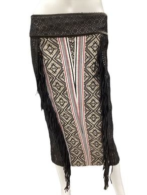 Byron Lars Size Medium Black/Colors Skirt