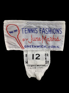 June Marks-Vintage Size Small White Sportswear