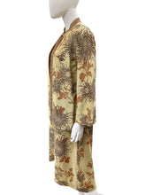 Load image into Gallery viewer, Alfred Shaheen-Vintage Size XL/1X Gold Print 2 piece