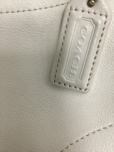 Coach White Purse