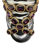 Load image into Gallery viewer, GUCCI Size 4 black &amp; Silver Shoes