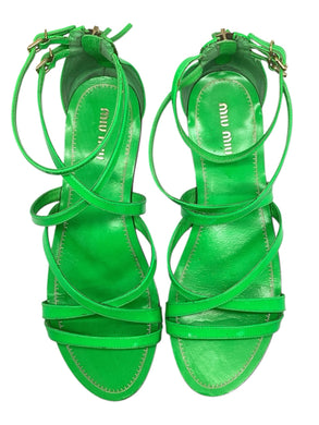 MIU MIU Size 8.5 neon green Shoes