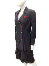 Load image into Gallery viewer, adolfo Size 10/12 Black &amp; Red Dress