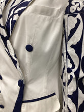 Load image into Gallery viewer, IIF- Vintage Size Medium Blue &amp; White Blazers