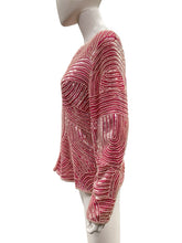 Load image into Gallery viewer, Vintage Size Small Pink &amp; white Top