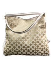 Load image into Gallery viewer, Coach Off White &amp; Gold Purse