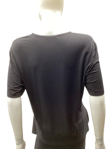St John Size Large Black Top