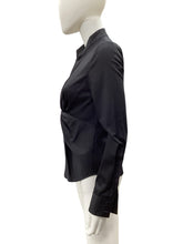 Load image into Gallery viewer, Dian Von Furstenberg Size 4 Black Top