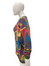 Load image into Gallery viewer, I.B. Diffusion Size Large Grey/Colors Cardigan