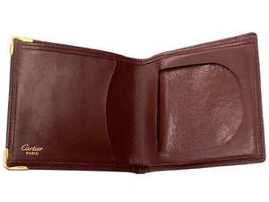 CARTIER Burgundy Wallet
