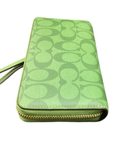 Load image into Gallery viewer, Coach Green Wallet