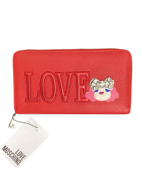 LOVE MOSCHINO Red Wallet