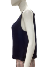 Load image into Gallery viewer, St John Size Large Navy Top