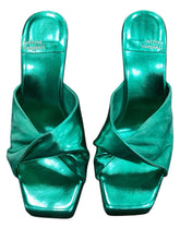 Load image into Gallery viewer, Jeffrey Campbell Size 9 Green Shoes