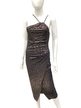 Load image into Gallery viewer, IRO -Paris Size Small Black &amp; Bronze Dress