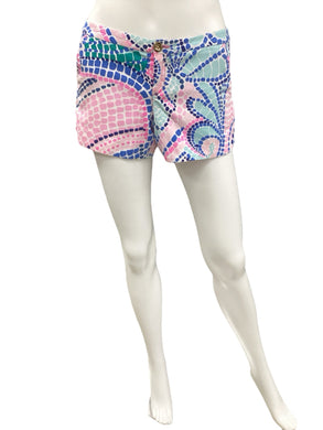 Lilly Pulitzer Size 0 Blue & Pink Shorts