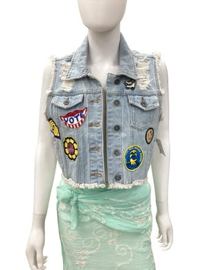 CARMAR Size Small Denim Vest