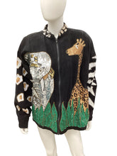 Load image into Gallery viewer, MODI Denim Size XL Black Jacket