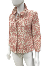 Load image into Gallery viewer, Piazza Sempione Size Medium Red &amp; beige Blazers